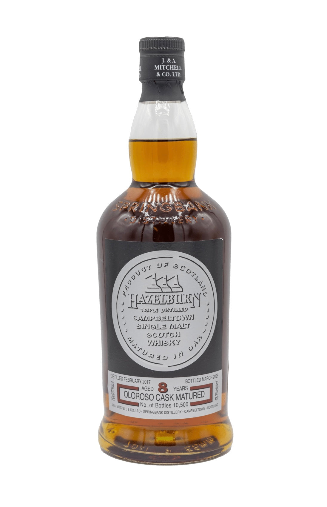 Hazelburn 8 ans Oloroso Cask Matured 48,2%