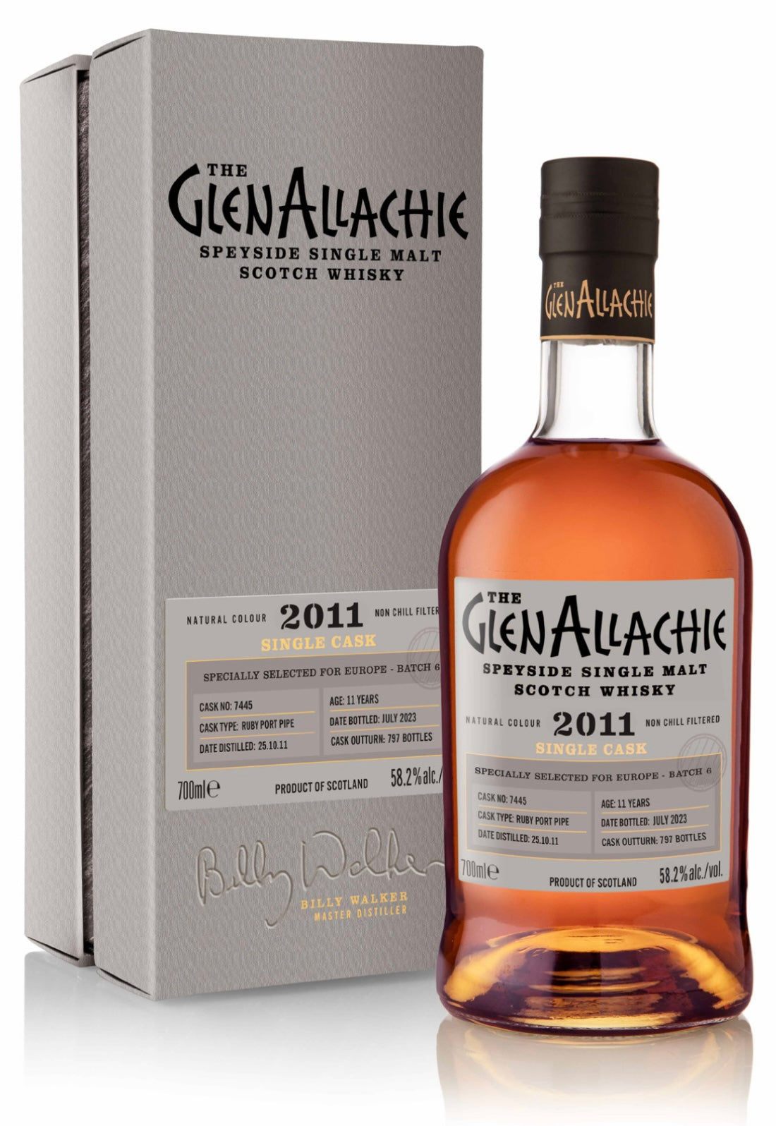 GlenAllachie 2011 Cask 7445 58,2%