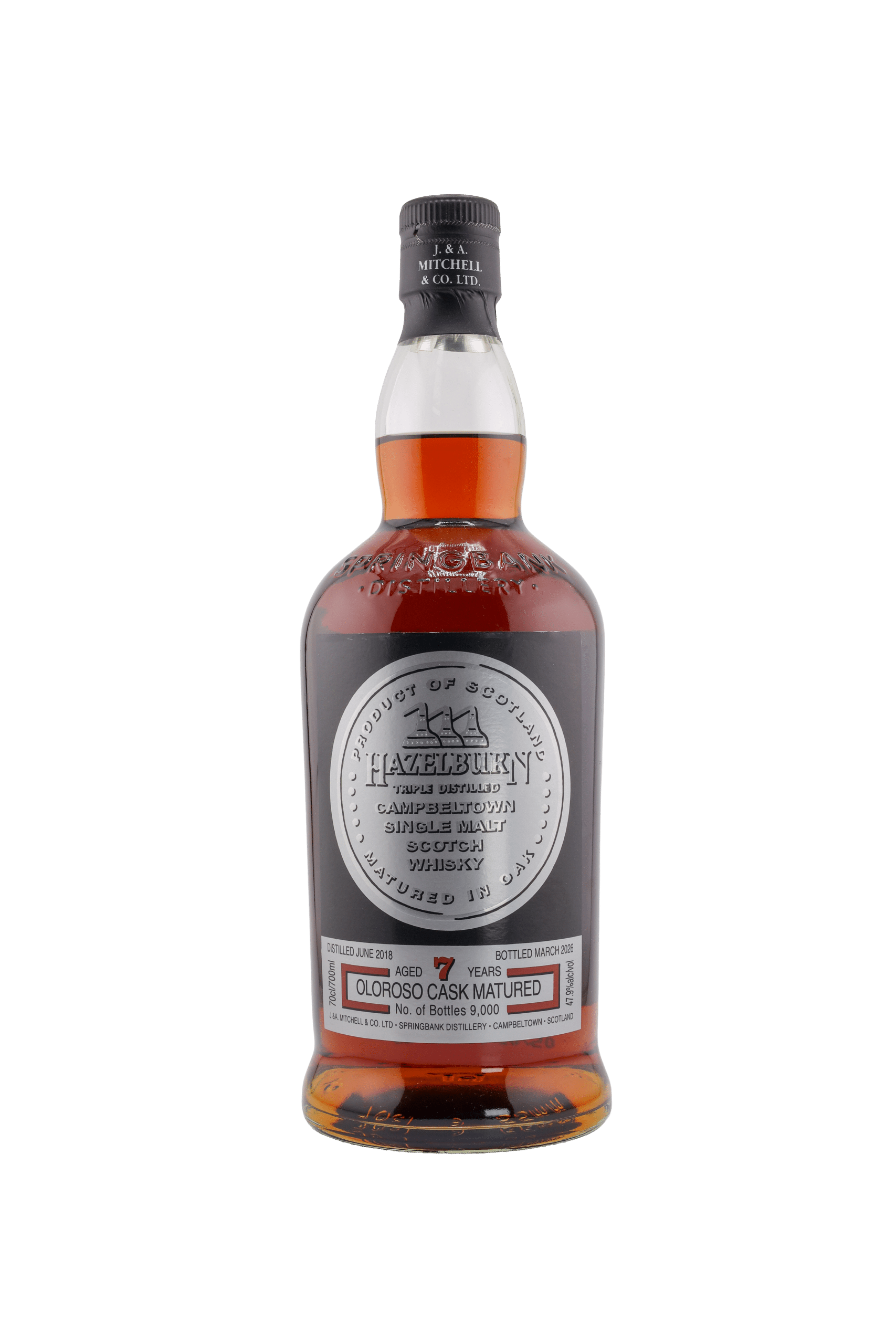 Hazelburn 7 ans Oloroso Cask Matured 47,9%