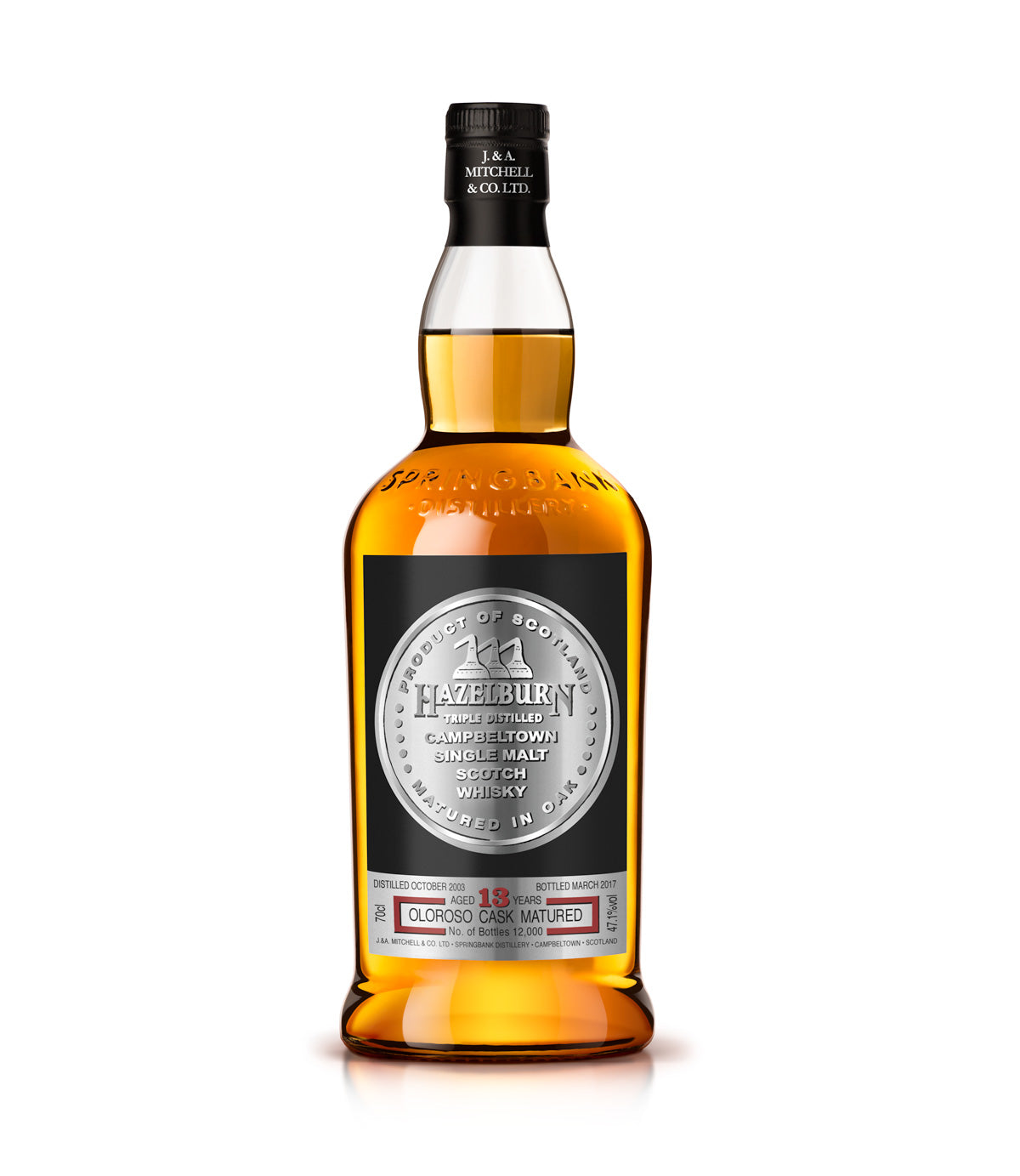 Hazelburn 13 ans Oloroso Cask 2020 Release 50,3%