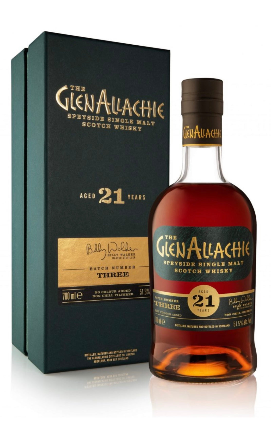 GlenAllachie 21 ans Batch 3 51,5%