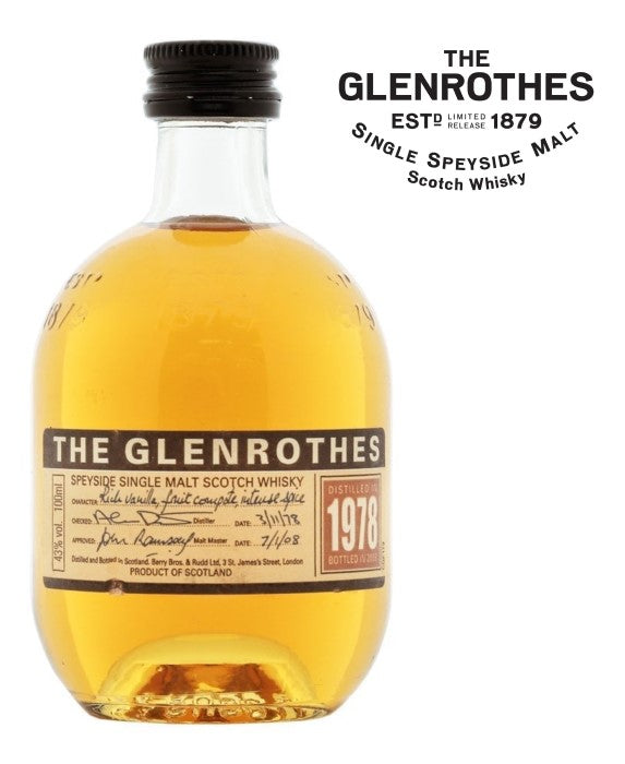 Glenrothes 1978 Bottled 2008 43%